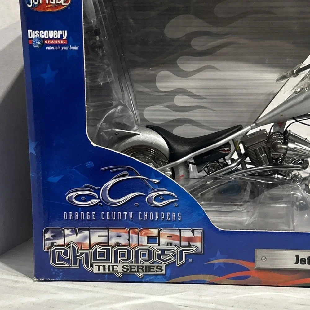 1/10 DIECAST JOYRIDE ORANGE COUNTY AMERICAN CHOPPER THE‎ SERIES JET BIKE (NEW)